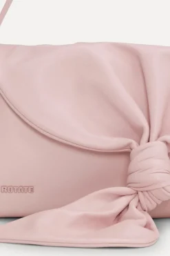 Bags-ROTATE Birger Christensen The Drape Bag Pink Leather Chalk Pink color