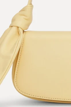 Bags-ROTATE Birger Christensen The Scarf Bag Yellow Leather Italian Straw color