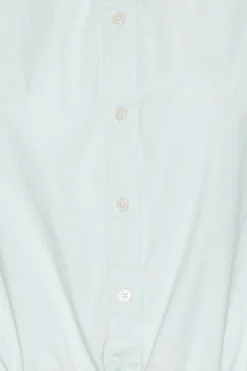 Tops-ROTATE Birger Christensen Tie Strap Ls Top Light Blue Plein Air color