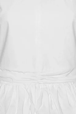 Tops-ROTATE Birger Christensen Top W/ Puffsleeves Bright White Bright White color